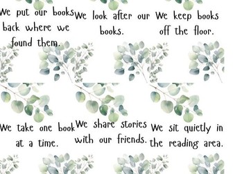 Eucalyptus Reading Corner Rules