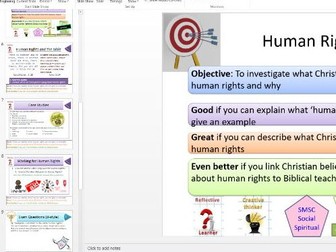 Issues of Human Rights: Whole Lesson on Human Rights