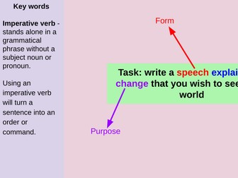 Slow write: write a speech about a change you wish to see in the world.
