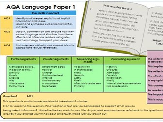 AQA LANGUAGE LEARNING / PROCESS MATS