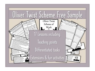Oliver Twist - Scheme of Work - Free Sample