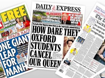 Newspapers OCR Media Studies GCSE