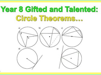 GCSE Maths - Circle Theorems Complete Unit Pack.