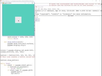 Pygame 06 - Basic Button