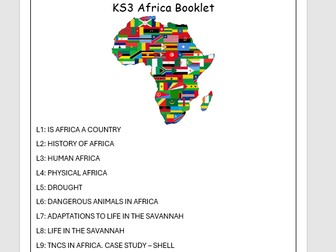 Africa booklet KS3