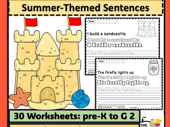Summer Trace Build Copy Sentences