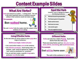 Verbs - KS2 | Teaching Resources