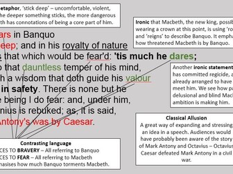 Analysis for Macbeth Act 3 scene 1 ppt