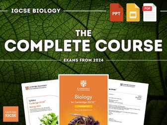 Cambridge IGCSE Biology - The Complete Course