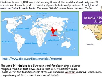 What do Hindus believe that God is like?