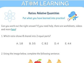 Upper Key Stage 2 Maths: Ratios