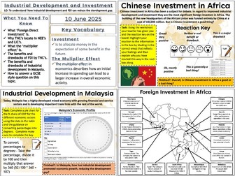 The Development Gap: Foreign Investment and Industrial Development