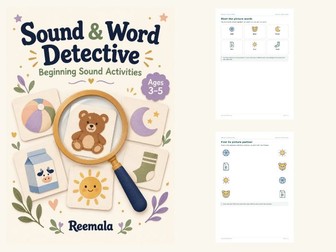 Beginning Sounds Picture Games | Ages 3–5