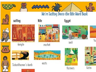We're Sailing Down the Nile Word Bank