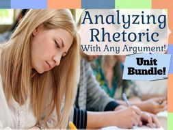 Rhetorical Analysis Unit Bundle- Digital and Printable!