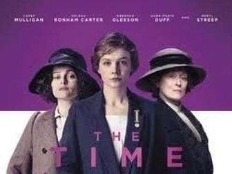 Suffragette movie cover sheet