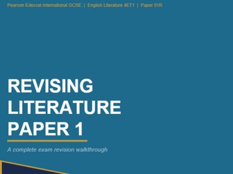 Edexcel IGCSE English Literature Paper 1