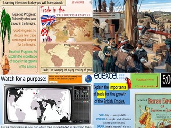 The British Empire: Goods and Trade.