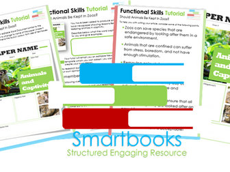 Functional Skill Tutorial / English BUNDLE - Animals in the Zoo - The Perfect Job - Attendance & Punctuality