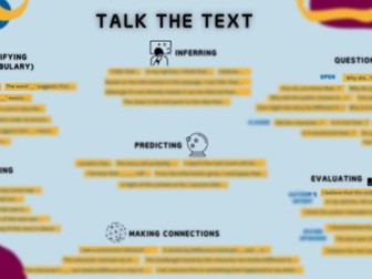 Talk the Text: Reading Sentence Stems