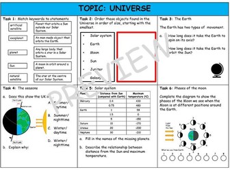 Universe assessment