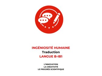 French Translations Human Ingenuity Language B IB1