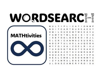 Enhanced Wordsearch for Maths. Theme: Ratio and Proportion