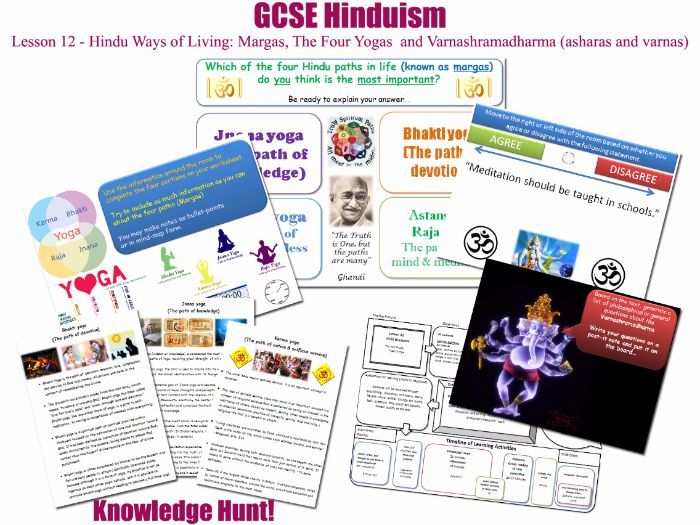 GCSE Hinduism (PART 2) - 10 Full Lessons: Lesson Plans, Worksheets ...