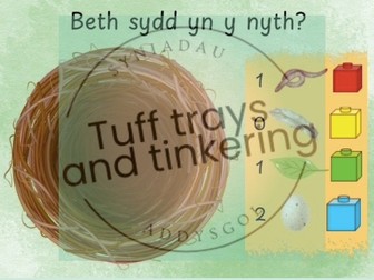 beth sydd yn yr nyth? aderyn adar wythnos mathemateg cyfnod syflaen ps1 foundation phase