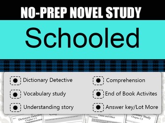 Schooled Novel Study-Complete Guide Novel Study.