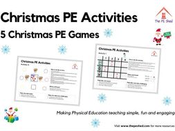 5 Christmas PE Games