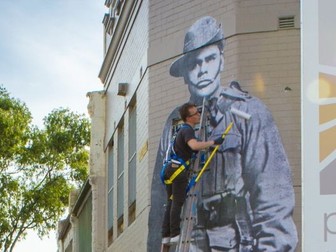 "Black Anzac" by Cecil Fisher poetry study