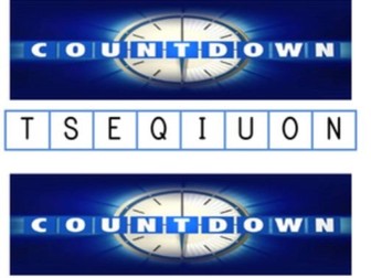 Countdown Anagrams