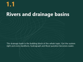 IGCSE Geography 0460: Rivers 1.1  Drainage Basins and Storm Hydrographs