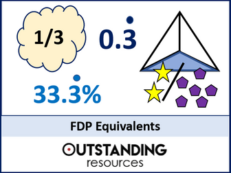 Fractions, Decimals and Percentages (FDP Equivalents)
