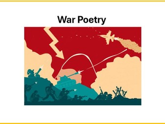 War Poetry KS3 Unit