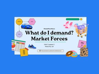Unit 1 Lesson 1 Demand