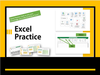 Excel Practice Tasks