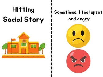 Hitting social story