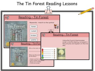 The Tin Forest YR3 Reading Lessons