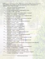 Common Nouns 2 Multiple Choice Spanish Worksheet | Teaching Resources