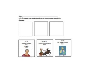 Roman Timeline ELL Activity KS2