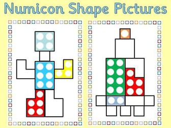 Numicon Shape Matching Pictures