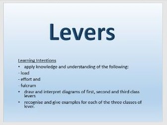 Introduction to Mechanisms 1 - Levers