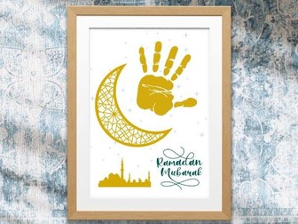 Ramadan Handprint Craft | Ramadan Card