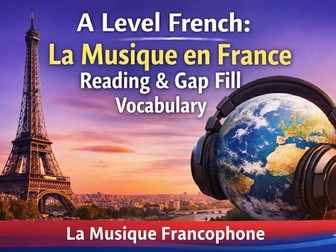A Level French: Les tendances musicales actuelles en France – Reading