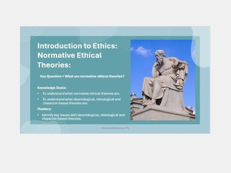 Introduction to Normative Ethics Lesson