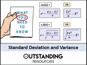 Introduction to Standard Deviation and Variance Lesson