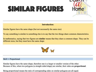 Similar Figures - Learn at home