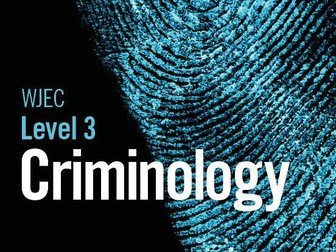 WJEC Criminology Knowledge Organiser Bundle